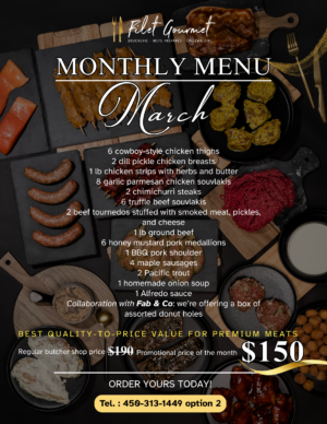 Monthly Menu