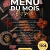 Menu du mois – Avril