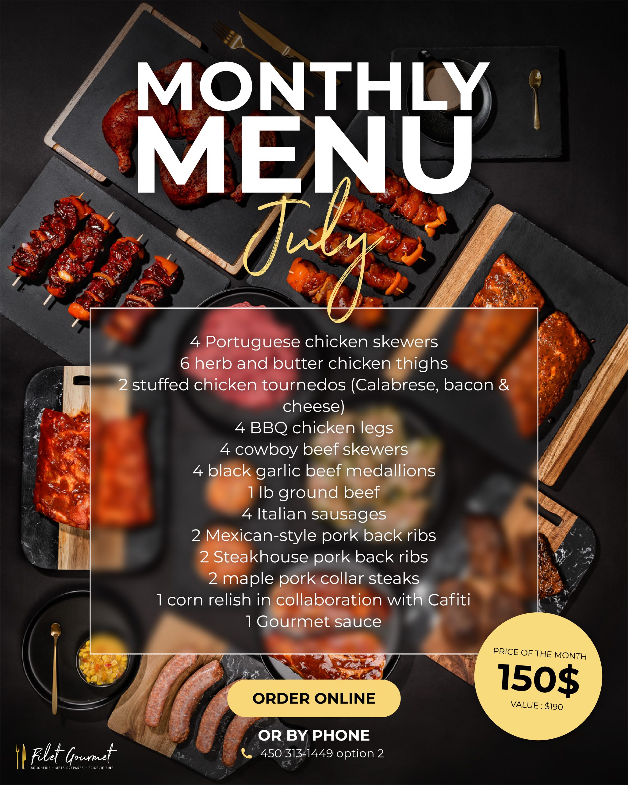 Monthly Menu - July 2026