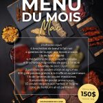 Menu du mois - mai