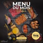 Menu du Mois – Octobre